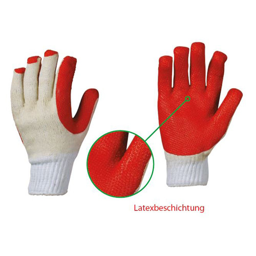 Stronghand Handschuh Supergrip, Latex Orange, CAT 2